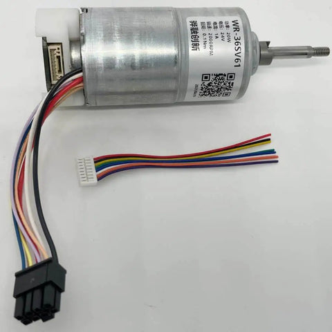 Beefy Torque Brushless DC Servo Motor with Hall Encoder Feedback, three-phase for 24V to 48V precision motion in robotics and CNC
