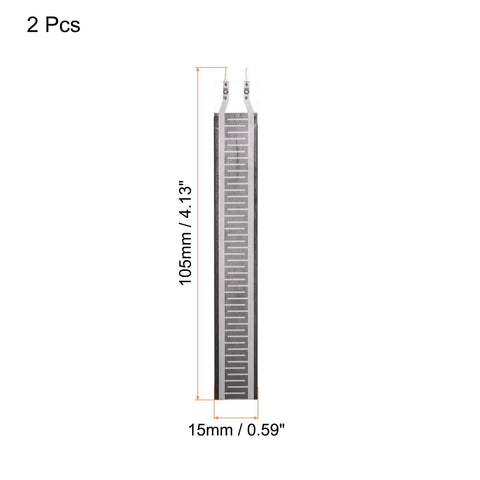 MECCANIXITY FSR408 thin-film pressure sensor strip, 105mm by 15mm, 2-pack for smart home and instruments