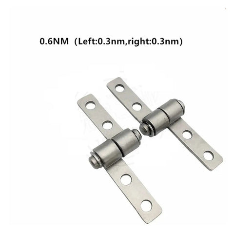 Stainless Steel Self Closing Reversible Door Hinge Set 1 Pair With 360 Degree Rotation 0.6Nm Torque Friction Positioning