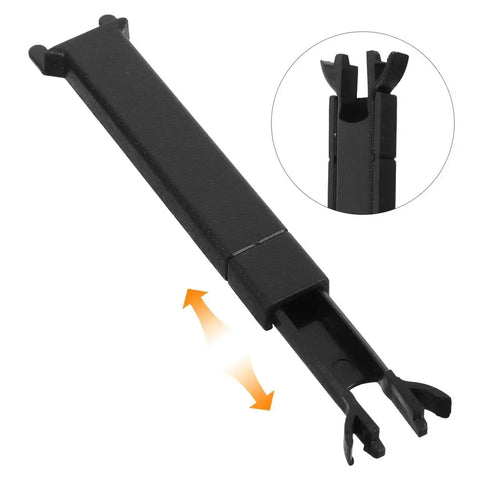 Car Wire Sleeve Cable Protector For Dash Cam Installation Durable Plastic Wire Cover Trough Bracket with close-up of clasp design
