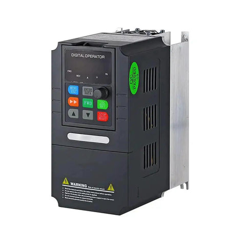 Beefy 1 HP 480V Three Phase Variable Frequency Drive Inverter For Industrial Motors front view with control panel and buttons