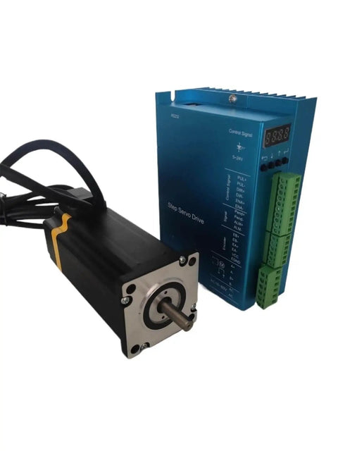 Closed Loop Stepper Servo Motor With Digital Display Driver Set 4 Nm Torque Encoder 1000 Line Pro Grade for Industrial Automation