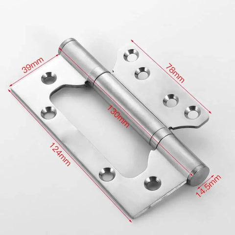 Heavy Duty Slot Free Hinges For Cabinets And Closets 4 Inch To 5 Inch Silent Thickened Stainless Steel Interior Door And Cabinet Hinges