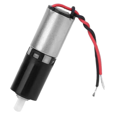 Tiny 6mm Micro Planetary Gear Reducer For DC 3V Motors shown with two attached wires.