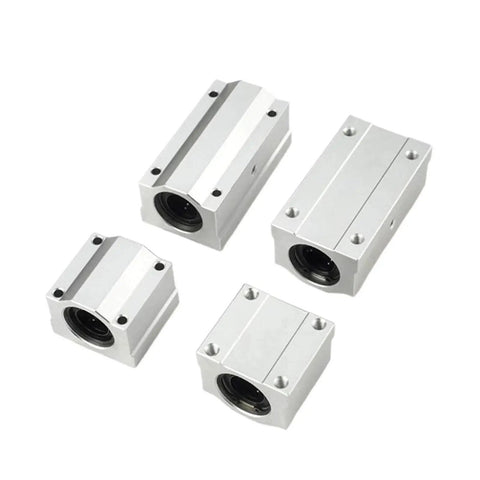 4 Piece Linear Bearings Kit Featuring SCS8UU SCS10LUU SCS16UU SC6 12 13 16 20 25 30 Motion Slide Ball Bearing Units For CNC Routers