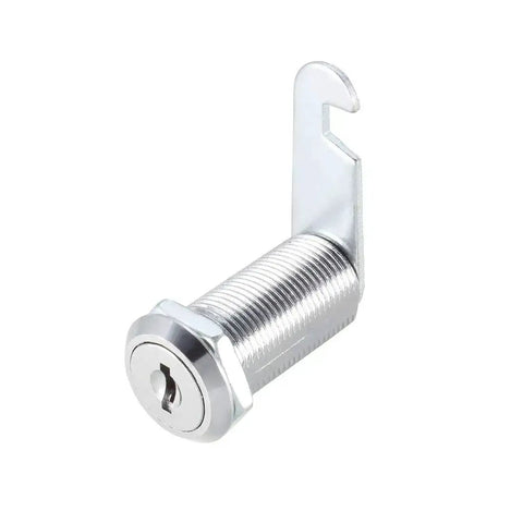 Tumbler Cam Lock Set 1-3/8 Inch Cylinder Length Fits 1-1/8 Inch Panel Thickness Keyed Different Zinc Alloy Chrome Plated Cabinet Lock