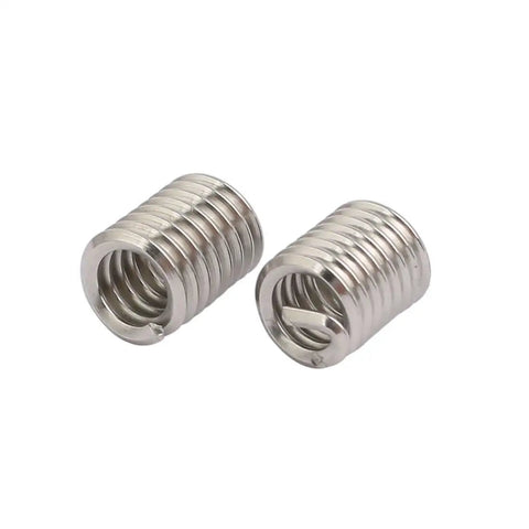 Stainless Steel 1/4-20 Helical Thread Inserts 25 Pack For Repairing Stripped Threads In Metal Wood And Plastic Heavy Duty 304
