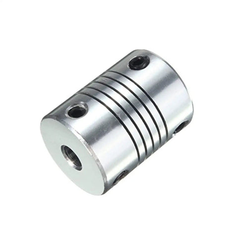 500mm Lead Screw Kit For 3D Printers With Nuts Coupling And Ball Bearing featuring a silver alloy coupling part