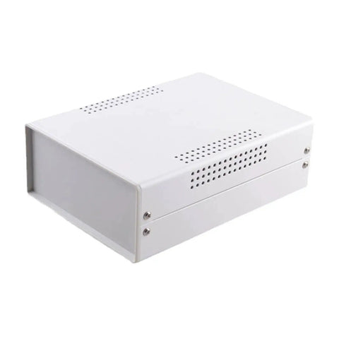 Tough As Nails Industrial Enclosure Box For Wire Junction And Distribution Control With ABS Panel, white iron body and panels