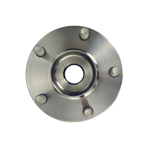 Front view of rear wheel bearing and hub assembly for Mazda CX5 2013 to 2018 fits 2013 2014 2015 2016 2017 2018 1 piece replacement kit