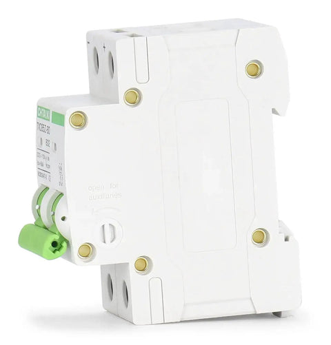 12V-110V DC Miniature Circuit Breaker, 15 Amp 2-Pole Battery Protector For Solar PV Systems And RVs, Thermal Magnetic Trip