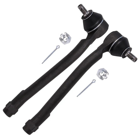 Front Steering Knuckles With Wheel Hub Bearings And Outer Tie Rod Ends Replacement Kit For 2007 2012 Hyundai Elantra With Four Wheel ABS DIY Ready OEM Quality Durable Performance outer tie rods