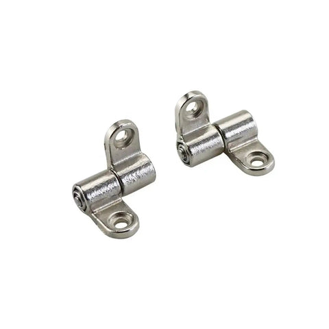 Close-up of Zinc Alloy Friction Type Positioning Hinge for 360 Degree Rotation Shaft, Symmetrical Adjustable Torque, Weld On Hinge, 1 Piece