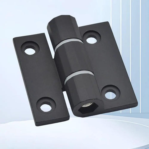 4Pack Adjustable Position Control Hinge Set With Metal Countersunk Holes And Adjustable Torque Zinc Alloy Damping Hinge For Furniture Cabinets Equipment And Instruments 36x28MM Black Finish Built To Last
