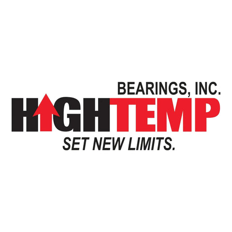 High Temp Bearings Inc logo with slogan 'Set New Limits' in black and red text.