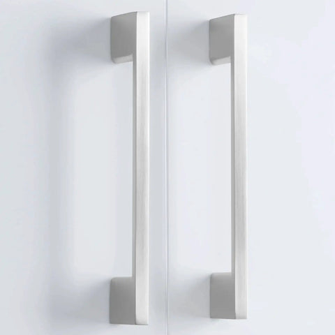 10 Pack 5 Inch Brushed Satin Nickel Cabinet Pulls Zinc Alloy Drawer Handles Solid Hardware For Cabinets And Furniture Durable