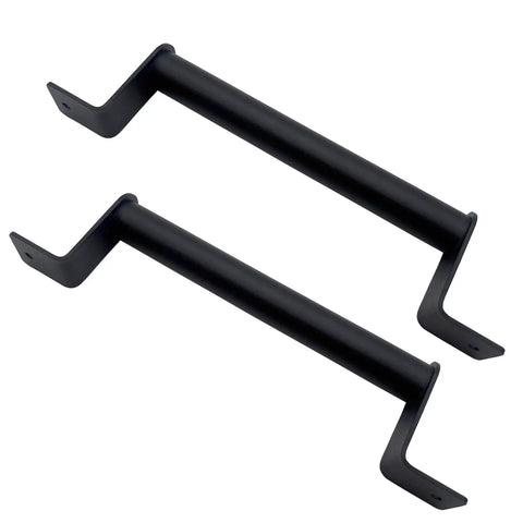 9 Inch Black Barn Door Handles 2 Pack Gate Pulls For Wooden Fences Sheds And Garages Sliding Doors Rustic Farmhouse Industrial Style