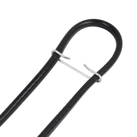 HEATIT roof de-icing heating cable spacer and clips kit clip hooks, metal U-clip on black heat tape, 25 pack