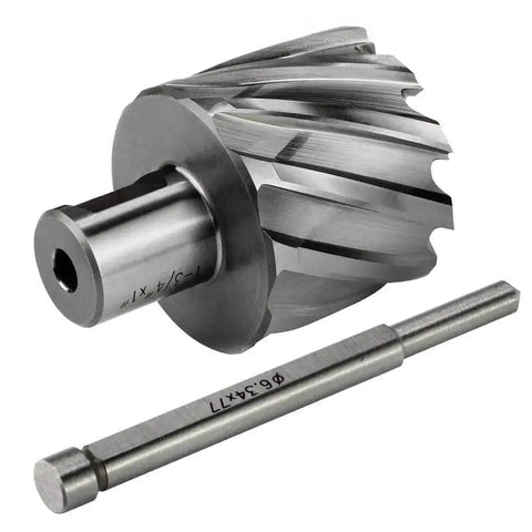 1.75 Inch Annular Cutter With 0.75 Weldon Shank And Pilot Pin For Magnetic Drill Press, HSS Slugger Kit in metal case
