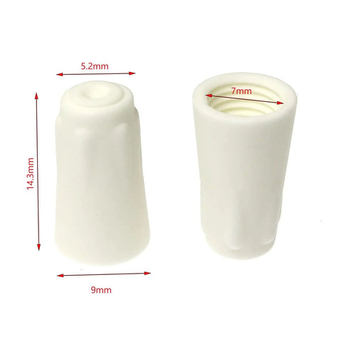 Ceramic wire connector caps, white, small size for 22–14 AWG, 600V high-heat twist caps (2 pcs)