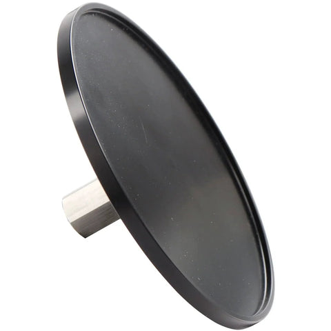 Side view of Aluminum Alloy M8 Screw Suction Cup Adapter With 3.75 Inch Diameter for Reciprocating Linear Actuators and Industrial DIY Connections