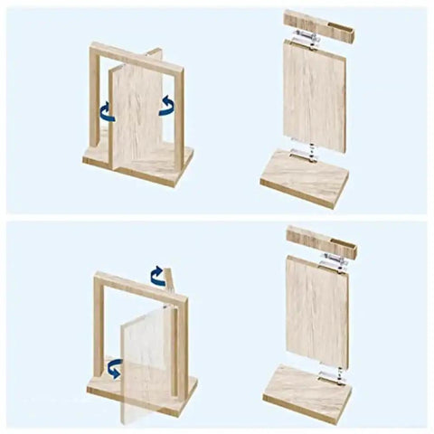 Built Tough Stainless Steel Pivot Door Hinge With 360 Degree Swivel and Invisible Floor and Ceiling Mount installation diagram