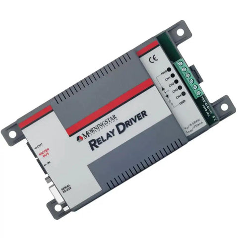 RD1 Relay Driver Programmable Logic Module for solar power systems with high and low voltage alarms, load control, generator start stop capabilities