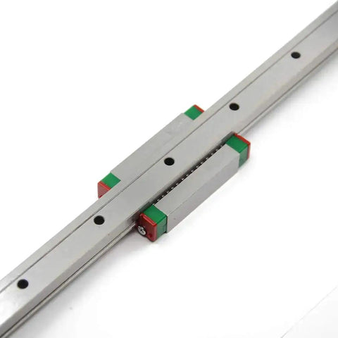 300mm MGN15 Linear Rail Guide with MGN15H Carriage Block for DLP UV 3D Printer and CNC Machine shown in close-up view.