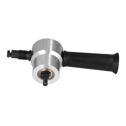 Double Head Metal Nibbler For Cutting Iron Steel Copper And Aluminum With Speed Steel Build 360 Degree Rotating Handle And Hex Drill Bit Pro Grade