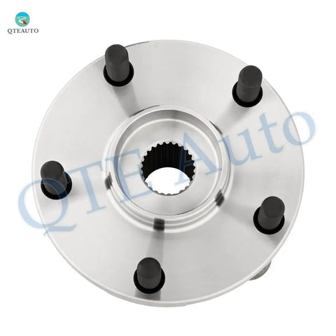 Top view of a front wheel hub bearing assembly for Two Pack Front Wheel Hub Bearing Assemblies Replacement For 2006 2012 Toyota RAV4 L4 And Compatible With Lexus HS250H 2010 2012 Scion Tc 2011 2016 Scion Im 2016 Scion Xb 2008 2015 Toyota Corolla Im 2017 2018 Prius V 2012 2018
