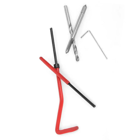 Pro Grade M4 Thread Repair Kit 25 Piece Set For Fixing Stripped Holes And Cross Threads, Cutter And Insert Kit For Auto And Industrial Machinery Maintenance