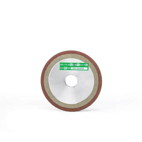 Five Diamond Grinding Wheel Cutter Grinder For Carbide Metal 125x32x8x8 150 To 400 Grit with 45 Degree Edge front view