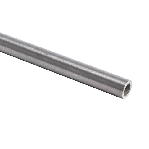 3/4 in OD seamless 304 stainless steel tube, 3 ft long, end view.