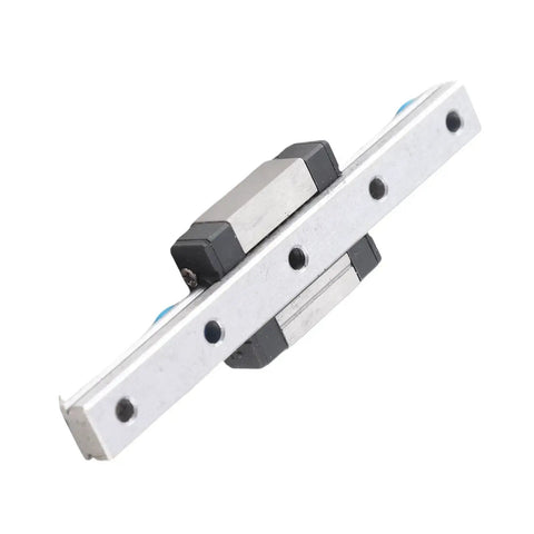 Precision Linear Rail Guide With 7mm Wide Slide Block With Ball Retainer And Built In Lubrication System in angle view