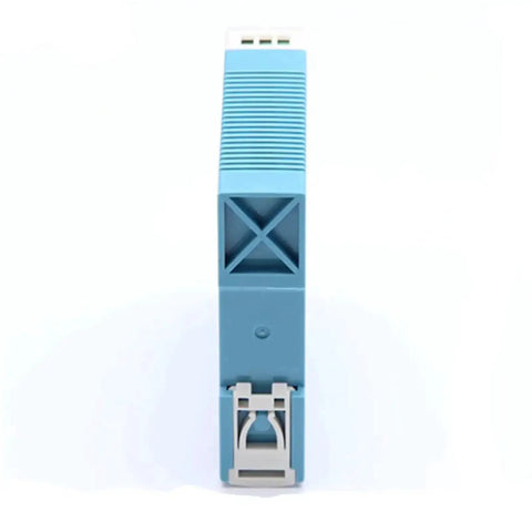 Front view of Rock Solid 20W DIN Rail Power Supply 12V To 24V For LED Lighting Industrial SMPS Switching Mode Module
