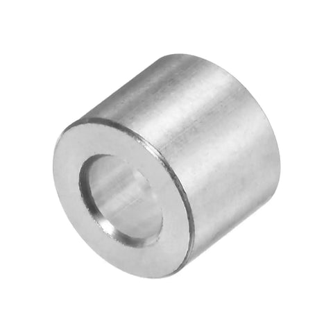 Aluminum Spacer Set 5mm Bore 10mm OD 8mm Length Standoff Bushing For M5 Screws Bolts And Rods Plain Finish Round Spacers Durable Aluminum Alloy