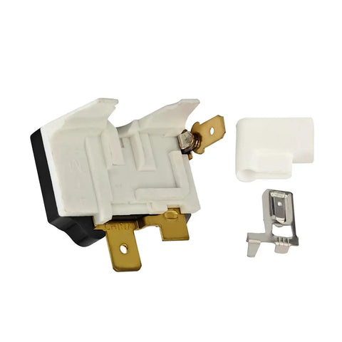 Overload Relay Protector Replacement for Samsung Refrigerators with connectors, compatible with RF23J9011SG and RF28JBEDBSR models.