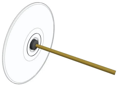 CD and DVD Wheel Spacers Twenty Pack for Mousetrap Cars and Rubber Band Racers, Converts Hole to Three Sixteenth Inch Axle