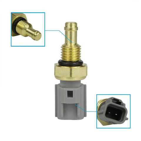 Coolant Temperature Sensor Replacement 978F12A648AA 4537712 5072891 close-up view for Ford and Mazda models showing connector and housing.