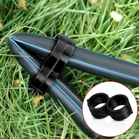Drip irrigation fittings kit, 28-piece 1/2-inch barbed connectors; includes tees, couplings, elbows, end caps
