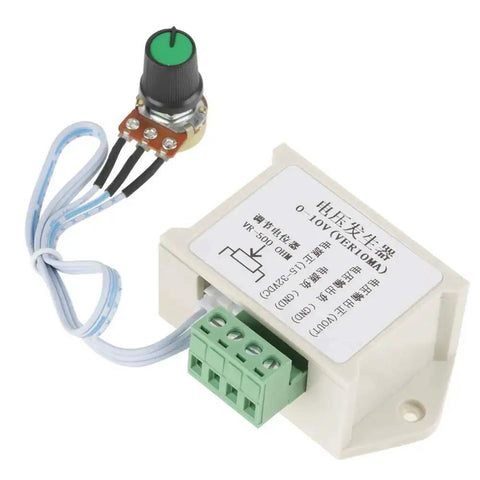 0-10V DC Generator Potentiometer Module For PLC And MCU Interface, Adjustable Analog Voltage Output Up To 10mA, Plug-And-Play Ready