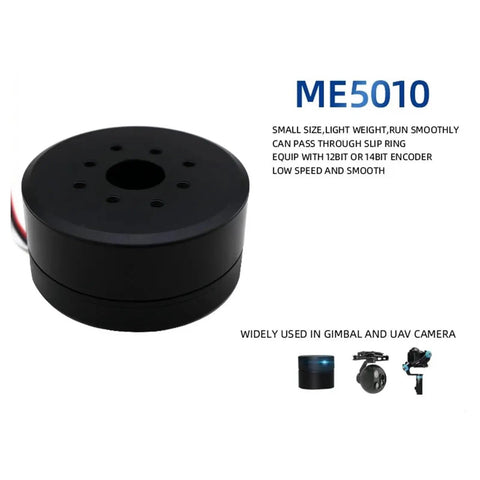 16V Miniature Brushless Servo Motor with Hollow Flat Pan Tilt Head for Precision Micro Robotics