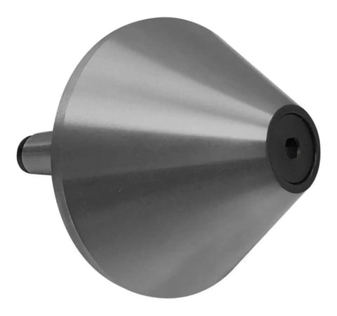MT4 Bullnose Live Center 75 Degree Morse Taper For Lathe Turning, Pro Grade Shop Ready Precision, side view