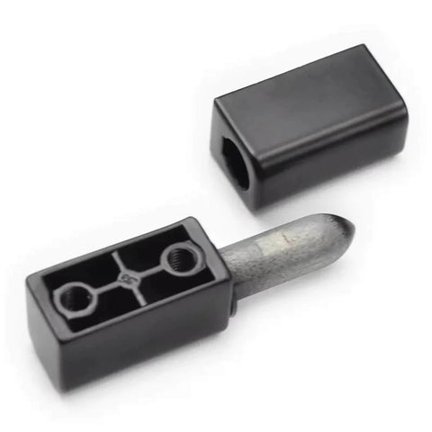 Inline Lift-Off Hinge Detachable Release Hinge One-Piece Zinc Die-Casting Black Powder Coated Finish M2.5x10