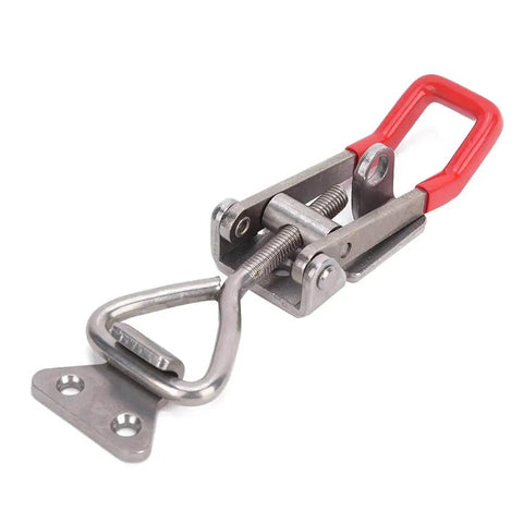 Heavy Duty 304 Stainless Steel Toggle Clamp With 250Kg Clamping Force And Adjustable Lever Handle For Welding Jig Fixtures