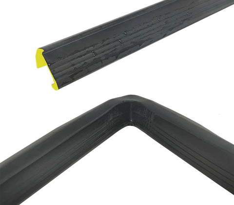 Close-up of Left Hand Three Sided Shipping Container Door Seal Gasket Kit For Eight Foot Six Inch High Cube Cans Heavy Duty Rubber
