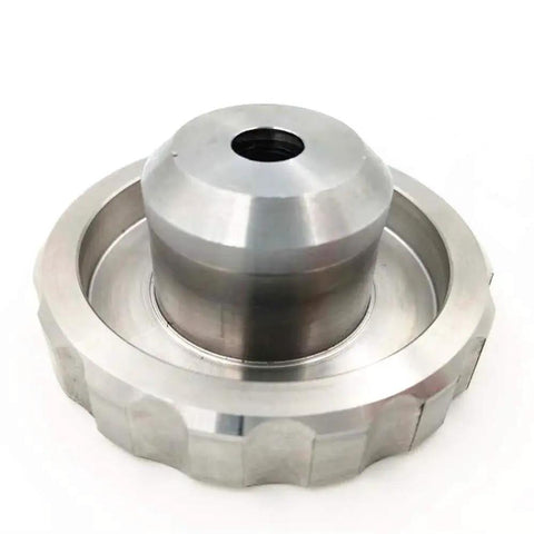 Mixing Chamber Nut For Waterjet Cutting Head Spare Parts 711589-1 Premium Grade Replacement, precision machined, steel.