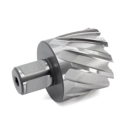 Annular Cutter One And Eleven Sixteenths Inch Diameter With One Inch Cutting Depth For Magnetic Drill Press Three Quarter Inch Weldon Shank With Two Flats Pilot Pin Included Dual Teeth Thin Wall Design For Faster Holes Oscarbide