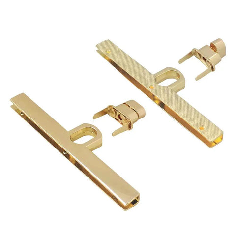 6 Sets Twist Lock Clasp Purse Closures For DIY Handbags And Bags Craft Metal Turn Lock Fasteners With Washers In Gold And Silver Durable Hardware