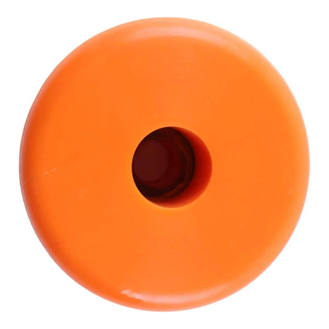 2.55 Inch Diameter Scissor Bumper for Skyjack SJIII Series Lifts, orange bumper front view